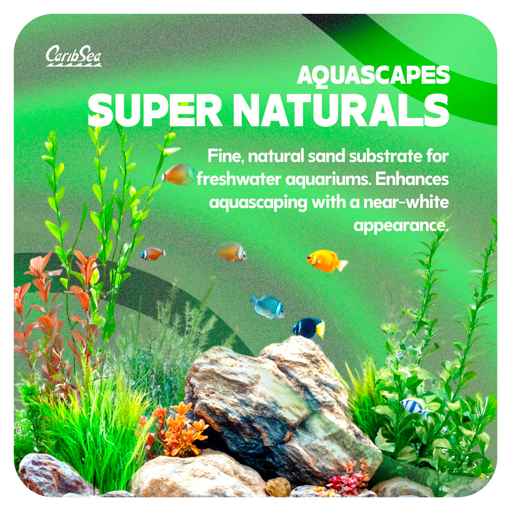 CaribSea Supernatural: sustrato natural con pH neutro para acuarios.