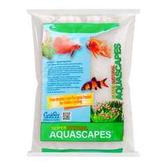 CaribSea Supernatural Luna: arena blanca para acuario, realza colores.