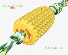 Carllg dog chew toy demonstrates brushing action horizontally and vertically