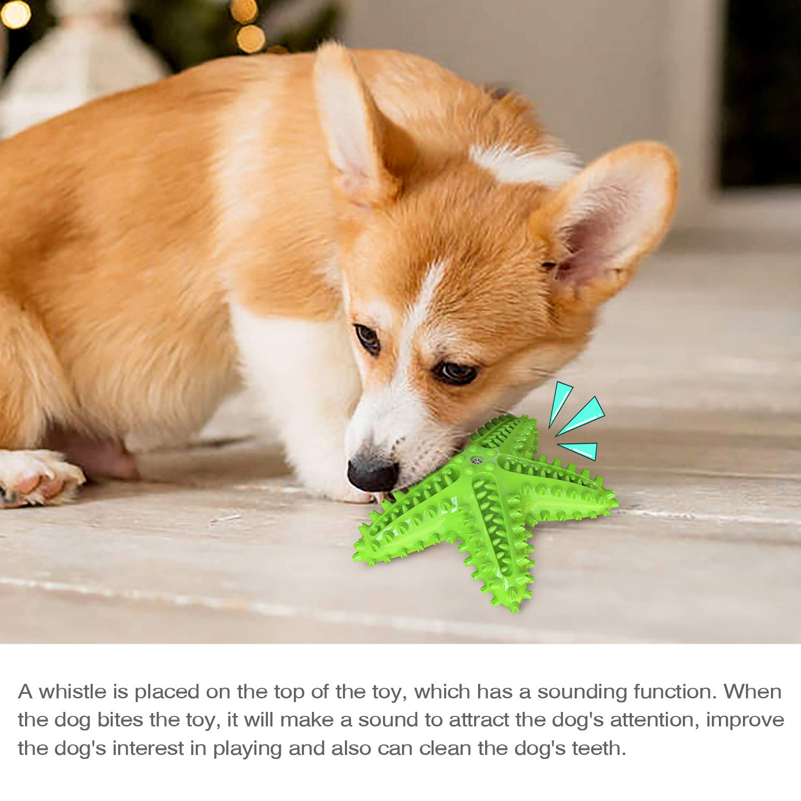 Carllg starfish dog toy teething-focused design aids puppy teething sessions