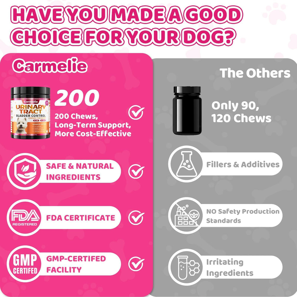Carmelie bottle label closeup highlights freshness and ingredients.