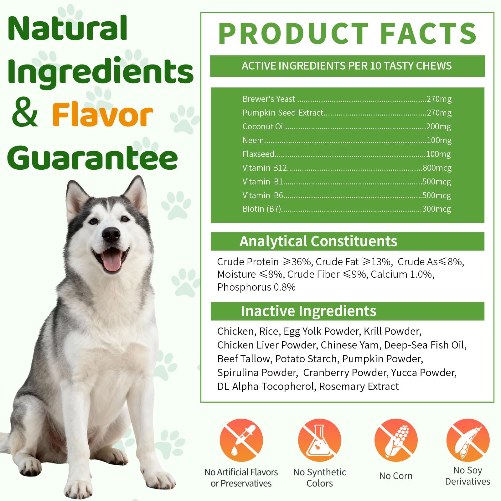 Carmelie vet-developed palatable chews for dogs of all sizes.
