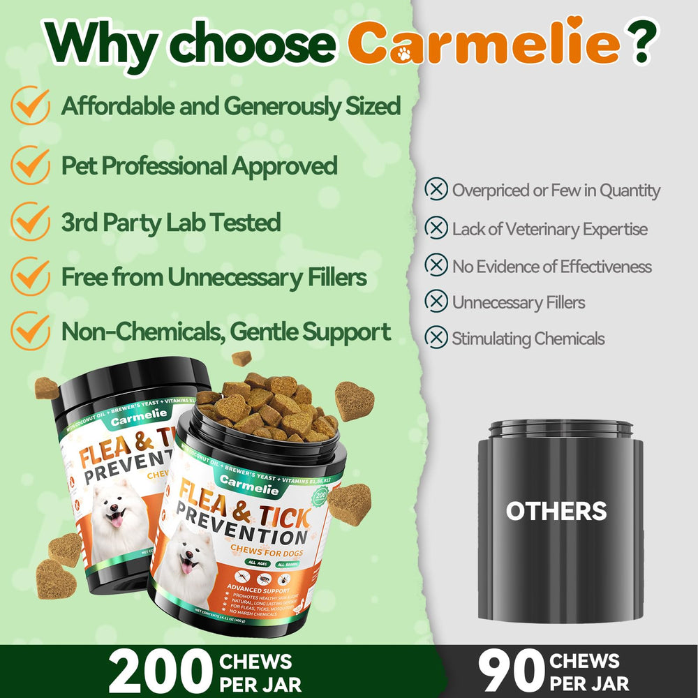 Carmelie ducks-flavor soft chews in a jar ready for park walks.