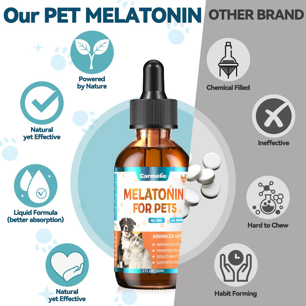 Carmelie melatonin for pets chicken-flavor shot appeals to picky eaters