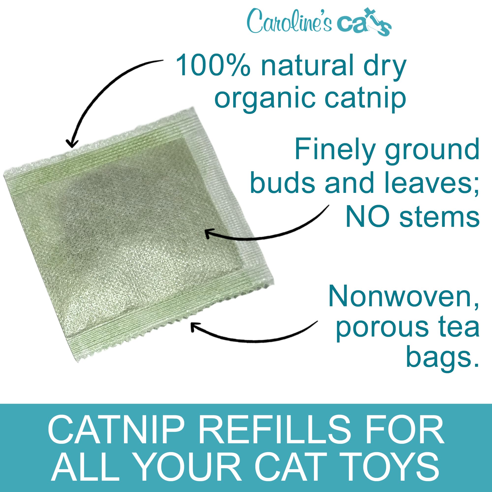 Caroline's Cats catnip in cat bed creates inviting sensory playtime