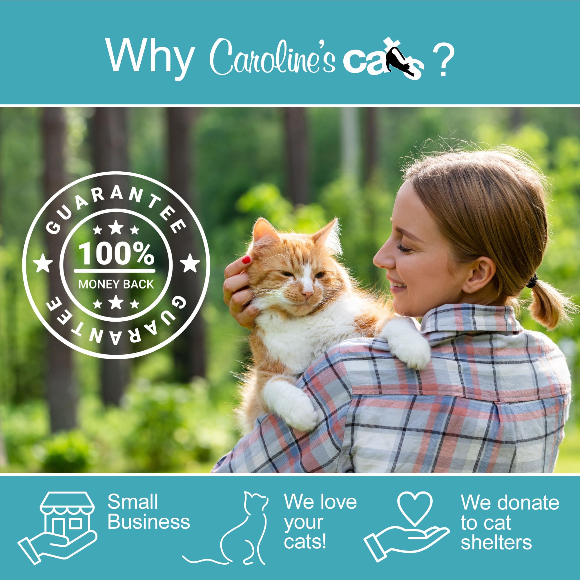 Caroline's Cats potent catnip aromas spark enthusiastic, energetic cat play sessions