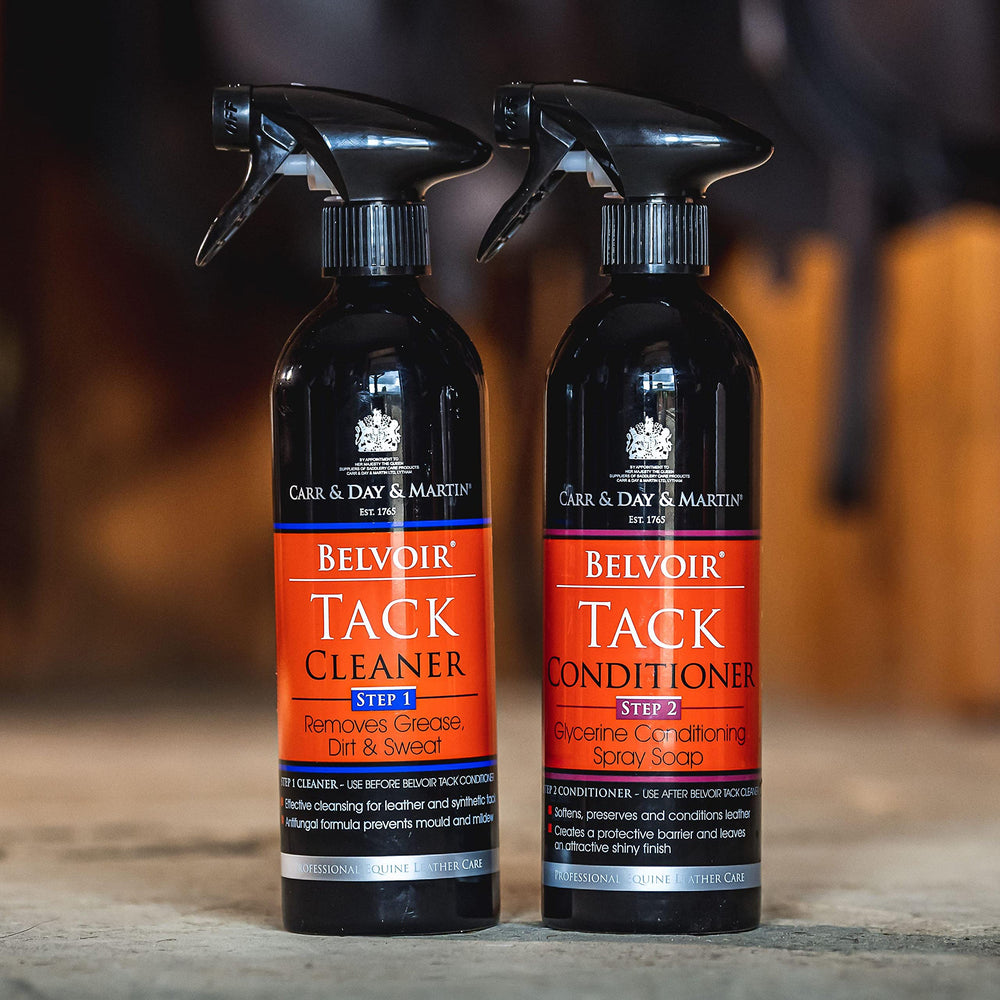 Synthetic leather should be spot-tested before Belvoir Tack Cleaner use