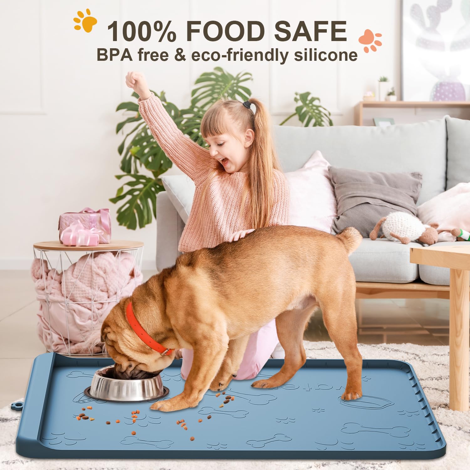 Carry360 dog mat with hang hole dries quickly after washing