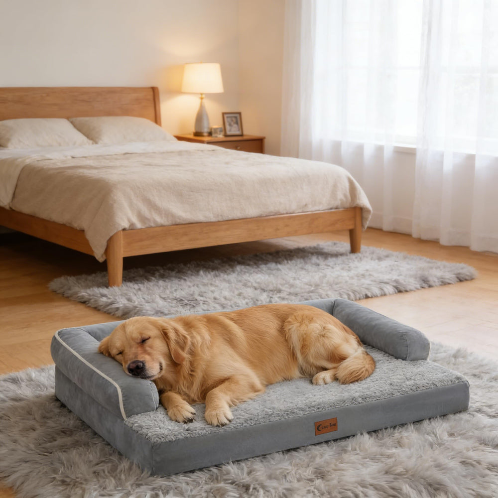 Casa Paw vacuum-packed cushion unfolds into a plush, ready-to-use bed.