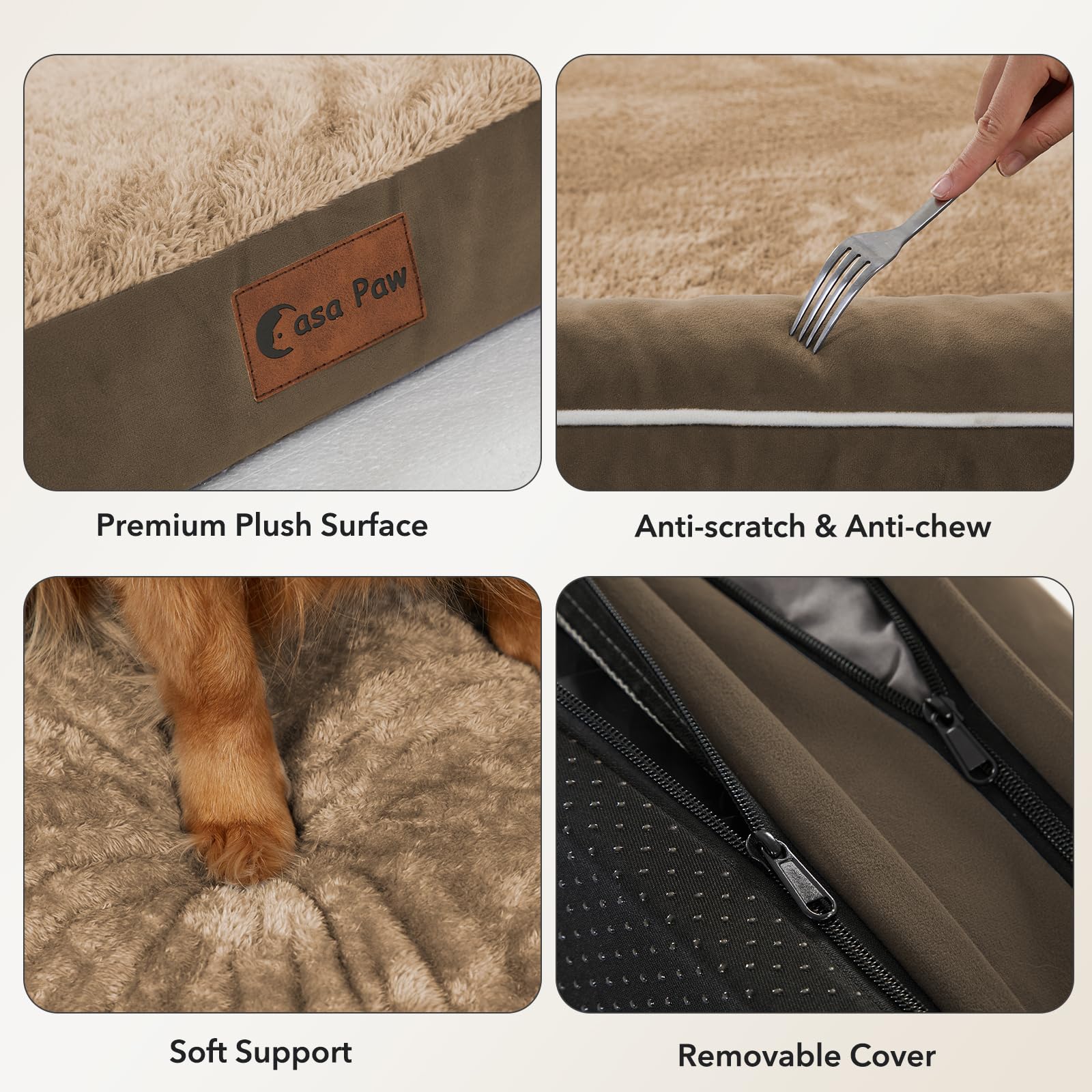 Casa Paw-vacuum-packed-unboxing illustrates quick expansion to plush shape.