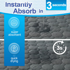 Casa Paw Washable Pee Pad non-slip bottom keeps pad in place on floors.