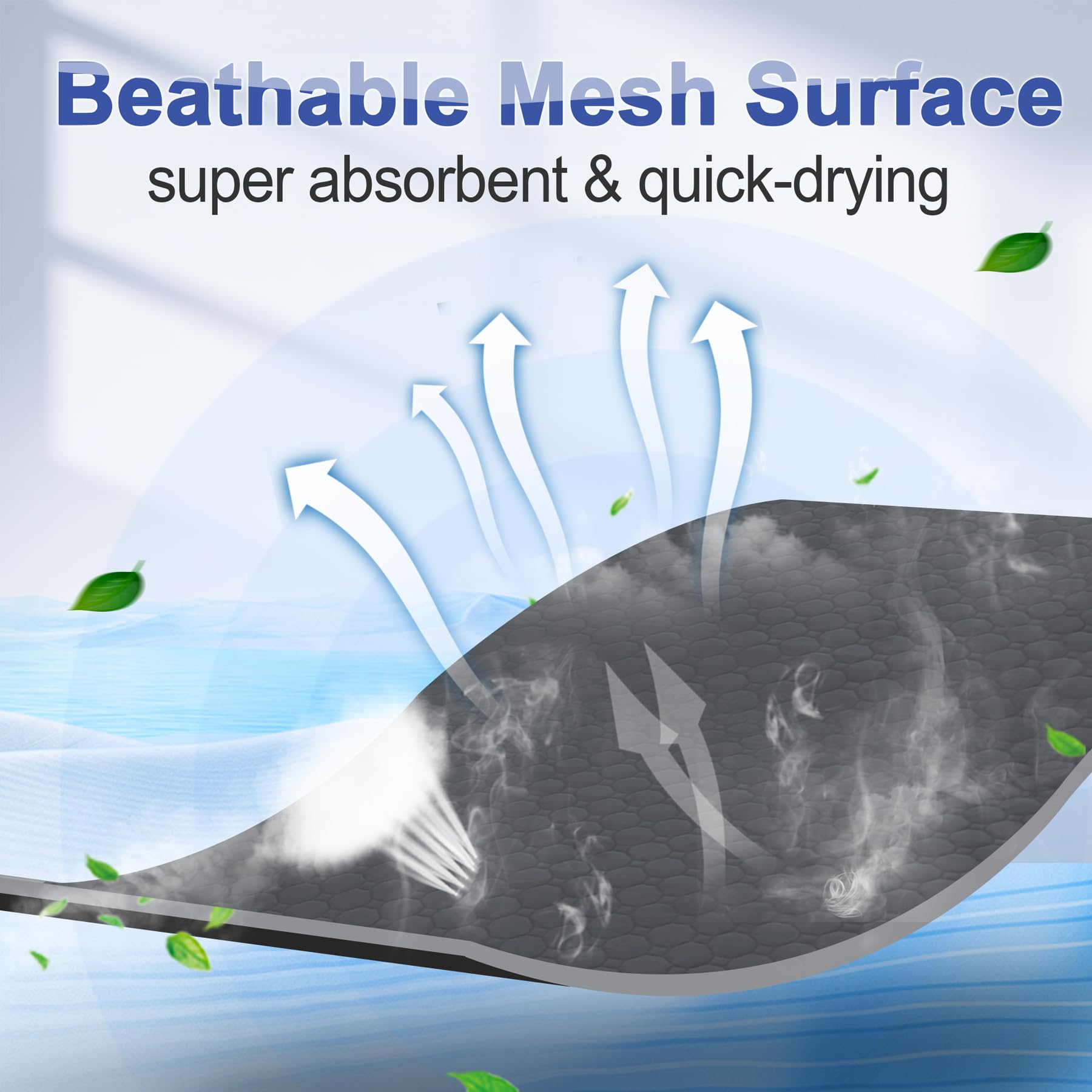 Casa Paw Washable Pee Pad reusable material highlights eco-friendly design.