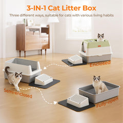 CasaNest XXL 82L capacity offers spacious interior for large cats and multiple felines