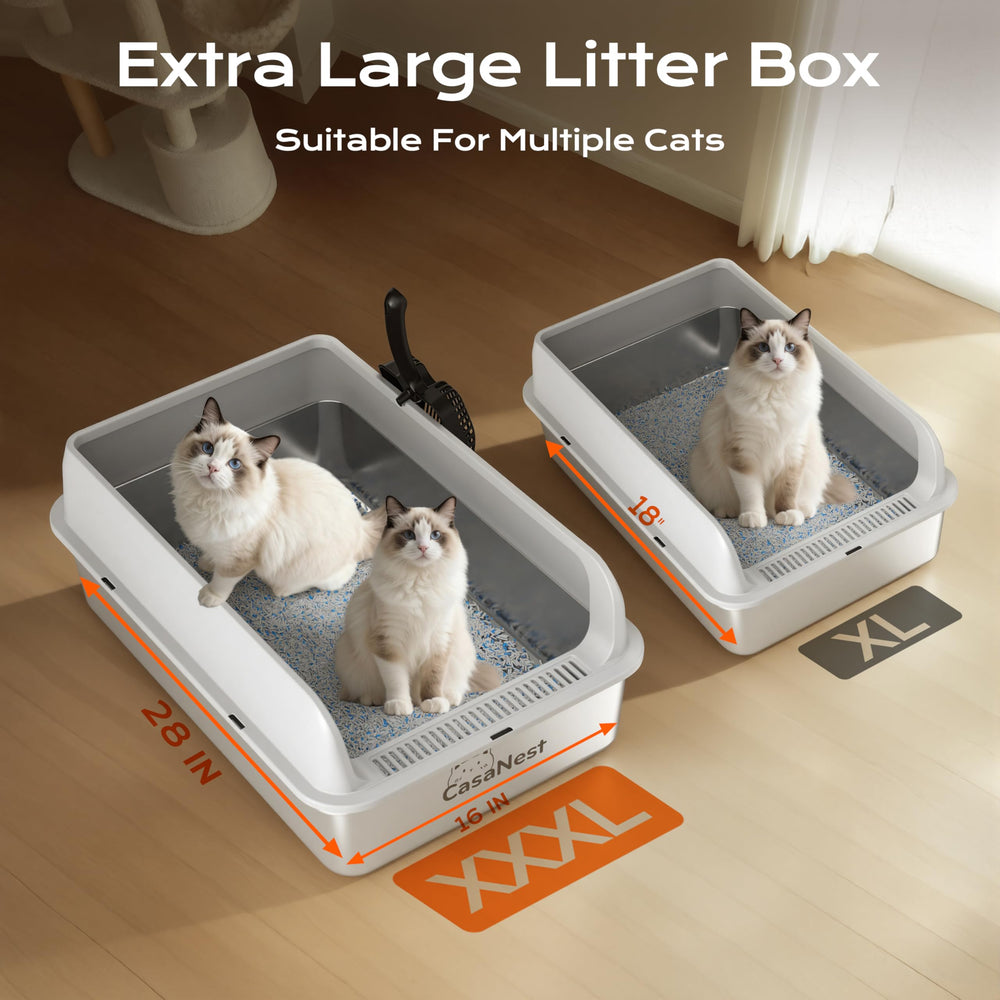 CasaNest XXXL top-down view highlights low-entry and ventilation.