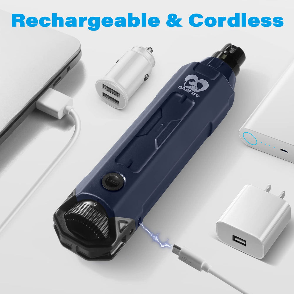 Casfuy cordless portable design easy to groom anywhere, anytime.