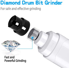 Casfuy dog nail grinder shows 2-speed switch for gentle or fast nail trimming.