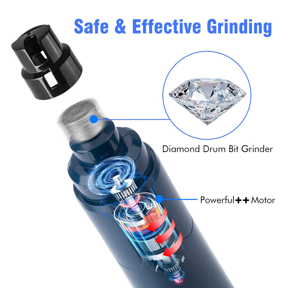 Casfuy grinder showing 3 ports for pet size versatility.