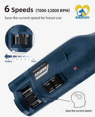 Casfuy dog nail grinder 6-speed dial enables tailored trimming for pets