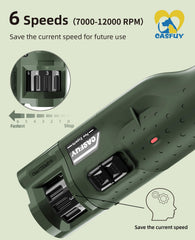 Casfuy dog nail grinder six speed control for precise trimming