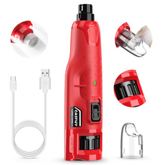 Casfuy dog nail grinder quiet-45db view showing silent operation for calm grooming