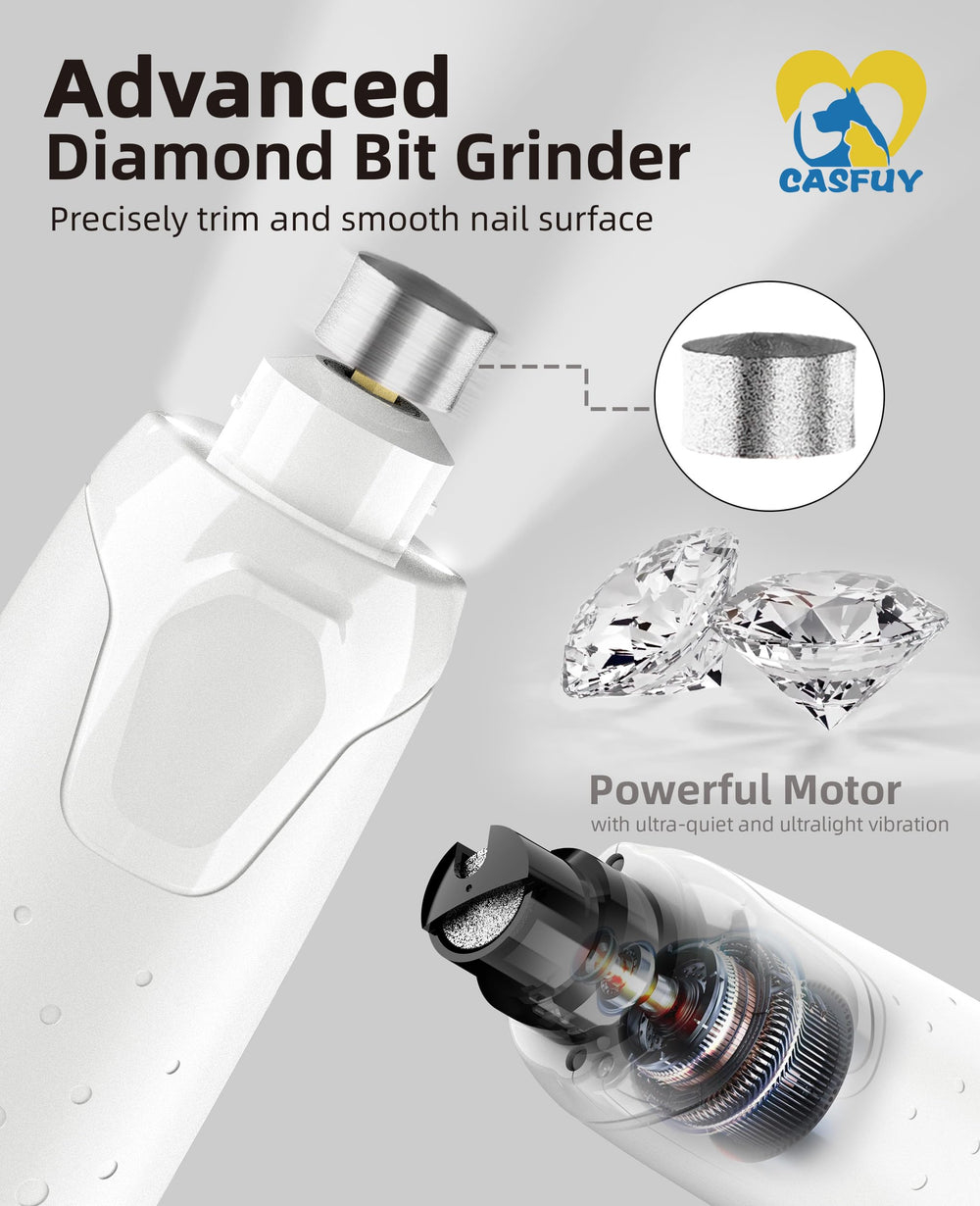 Casfuy low-vibration design reduces stress for a smoother session.
