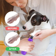 Casfuy dog nail grinder rechargeable battery provides longer cordless use