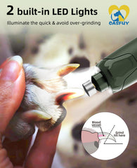 Casfuy led lights improve visibility during grooming