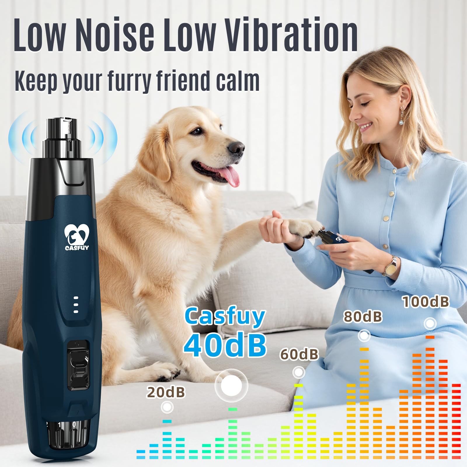 Casfuy N75 dust cap captures debris for cleaner grooming.