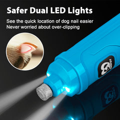 Casfuy nail grinder shows diamond drum detail for smooth, safe trimming.