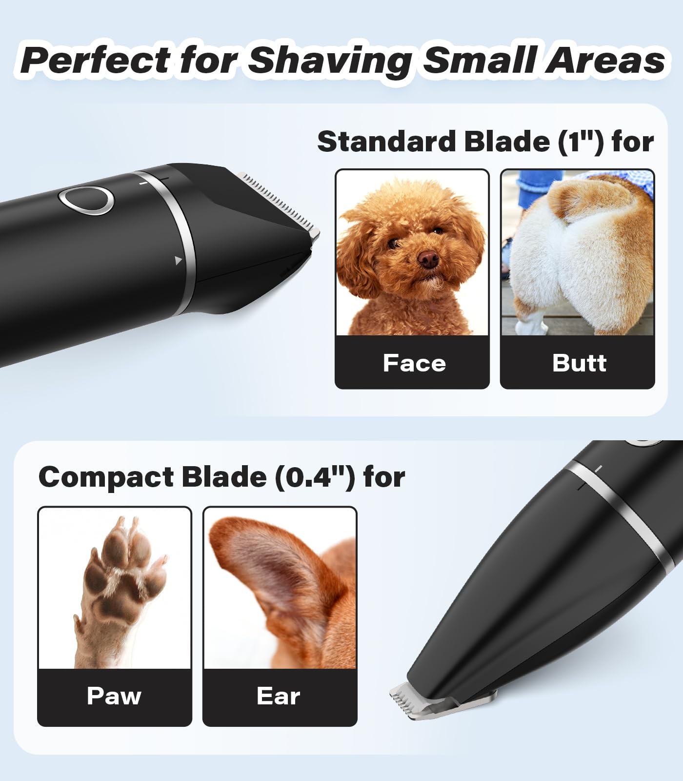 Casfuy paw trimmer lightweight ergonomic design for comfortable grooming