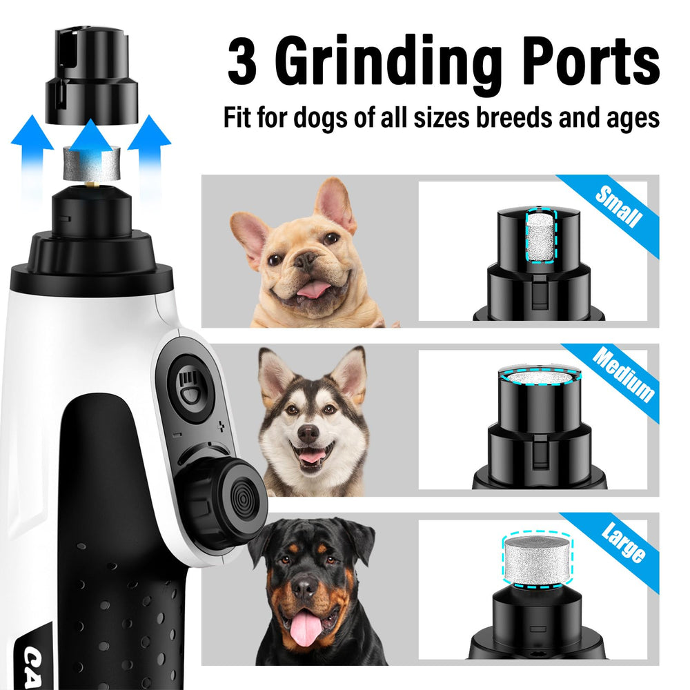 Casfuy quiet operation offers calmer grooming compared to standard grinders.