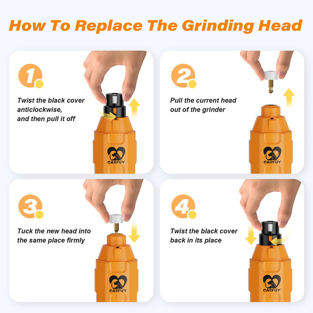 Casfuy replacement-dog-nail-grinder-wheel-durable design supports extended use.