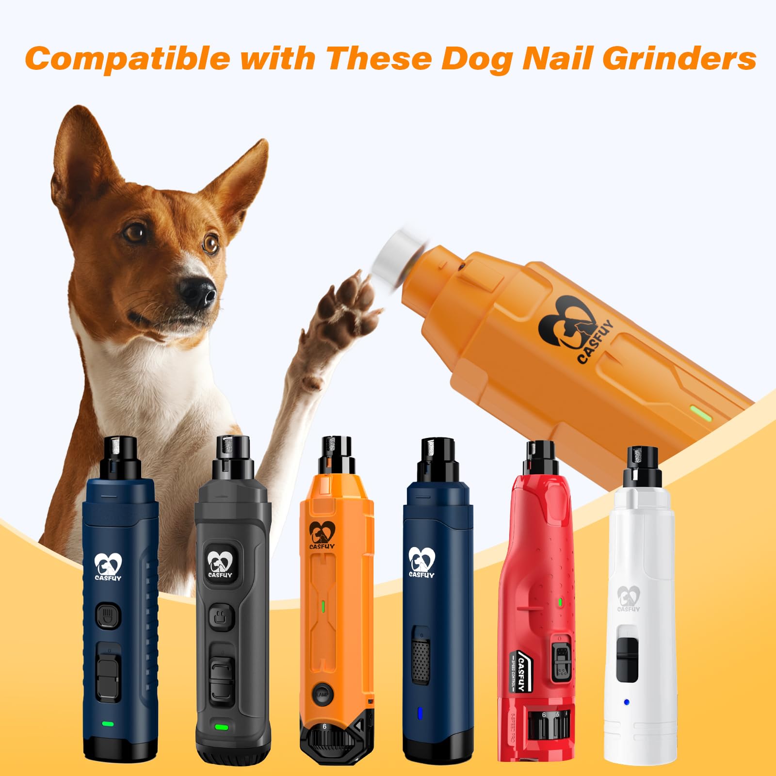 Casfuy replacement-dog-nail-grinder-wheel-easy-install facilitates quick wheel replacement.