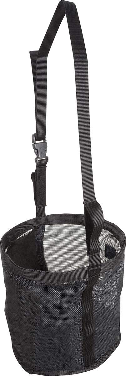 Cashel Feed Rite Bag in use with adjustable straps for a secure feeding setup