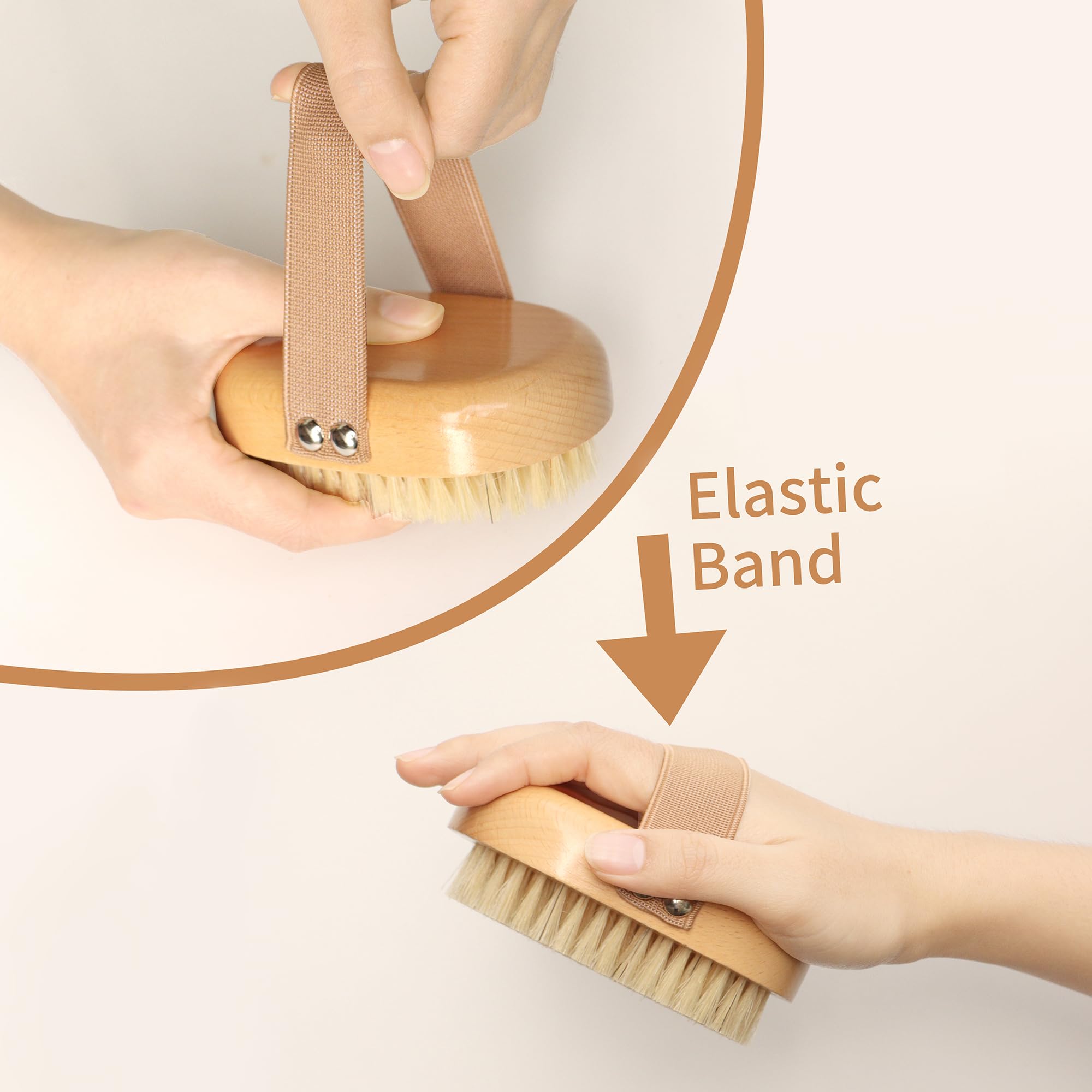 Casidoxi Boar Bristle Brush helps remove loose hair and dirt gently.