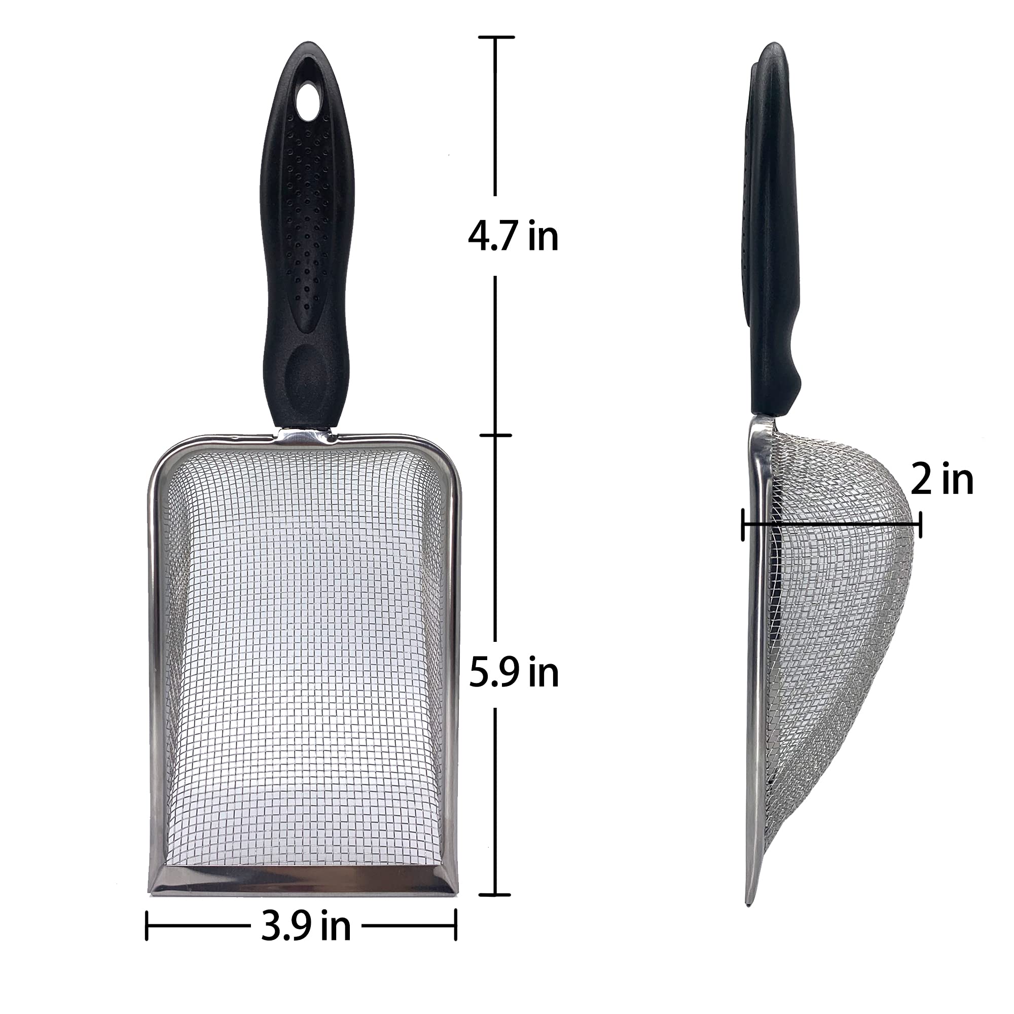 Casidoxi Falltail fine-mesh sifter shown in use for sand filtration and debris removal.