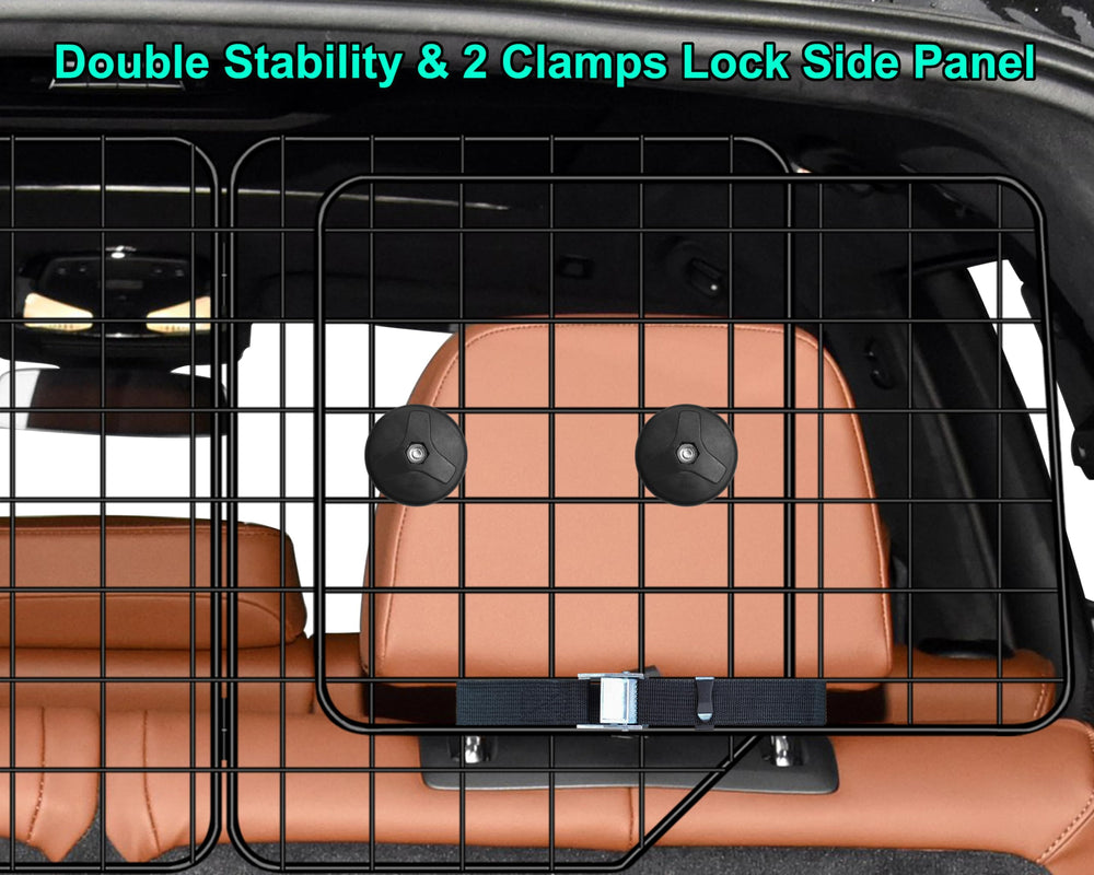 CASIMR dog car barrier folded storage reduces space when not in use