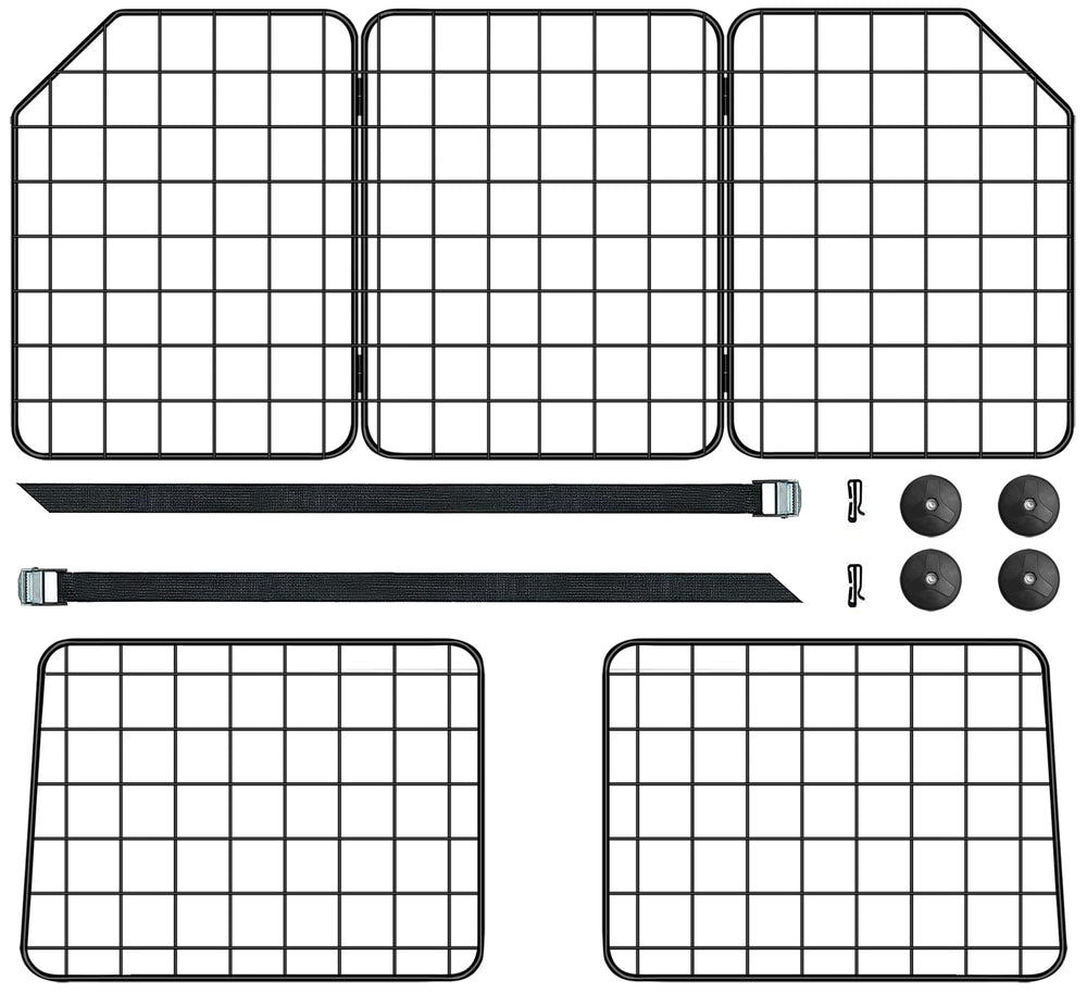 CASIMR dog car barrier travel-ready setup for outdoor trips
