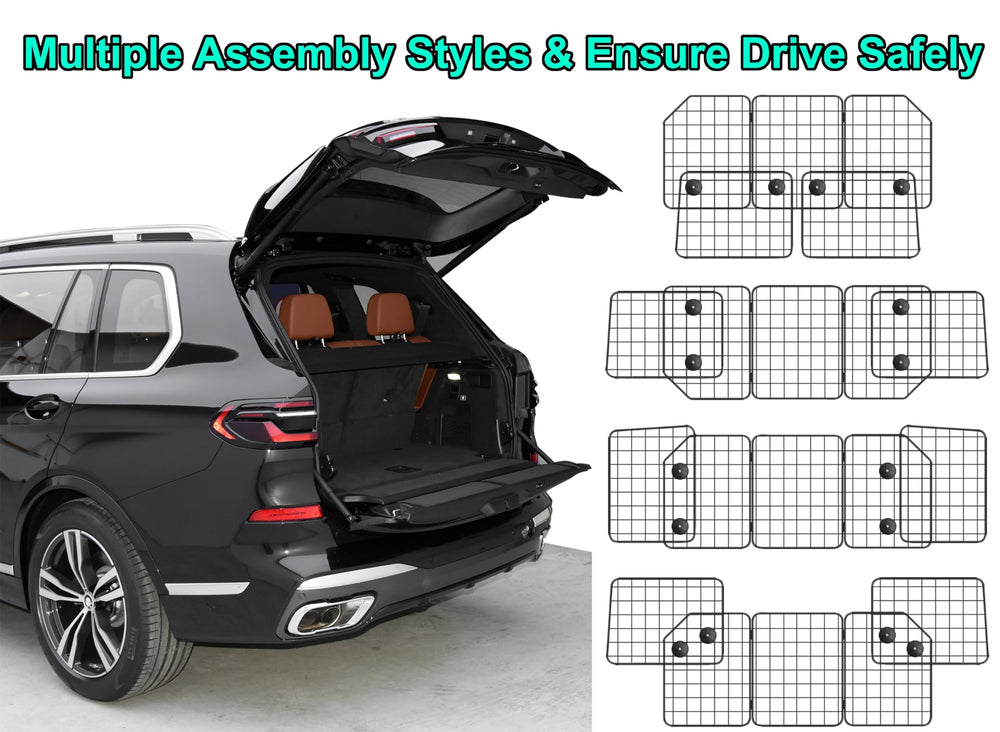 CASIMR dog car barrier universal-fit design works in most vehicles