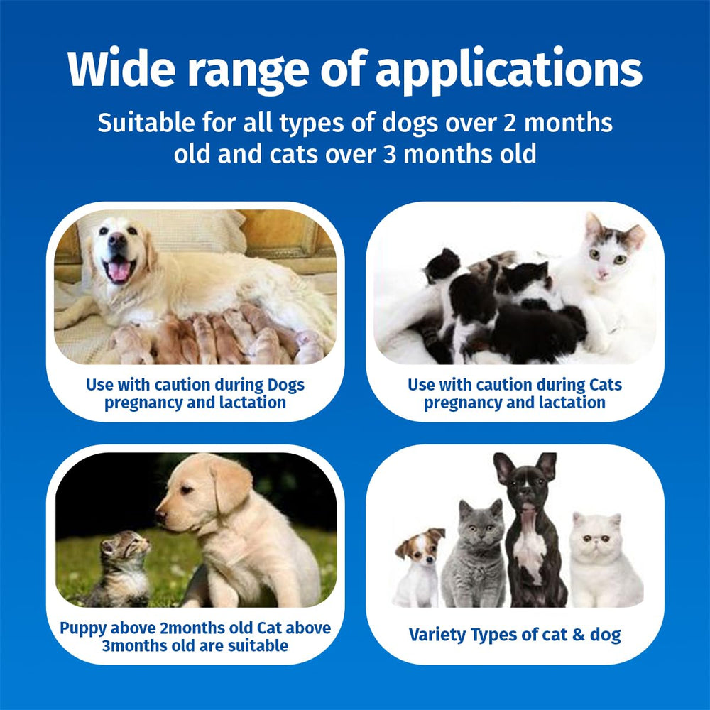Cassiel Pet Hot Spot Spray safe for dogs and cats of all ages.