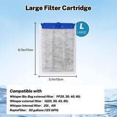 Casuenia filter cartridge with 3-layer filtration for clearer water and odor control.