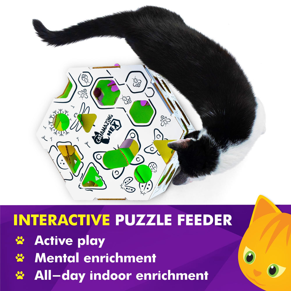 Cat Amazing HEX assembly-materials highlights sturdy, plant-based design.