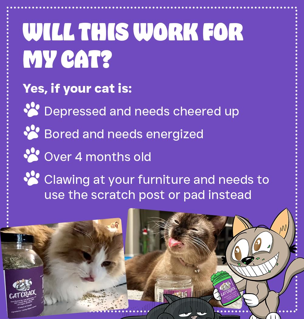 Cat Crack North America made label signals quality and ethical production practices for pet lovers.