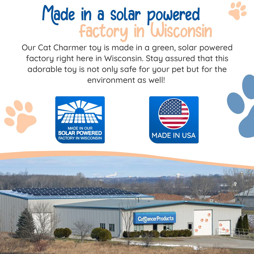 Cat Dancer Jungle Cat Charmer in use during interactive play.