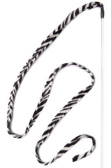 Cat Dancer Jungle Cat Charmer wand with jungle fleece for interactive play.