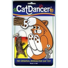 Cat Dancer Original Interactive Toy—35-inch wire lure with rolled paper tubes to promote exercise.
