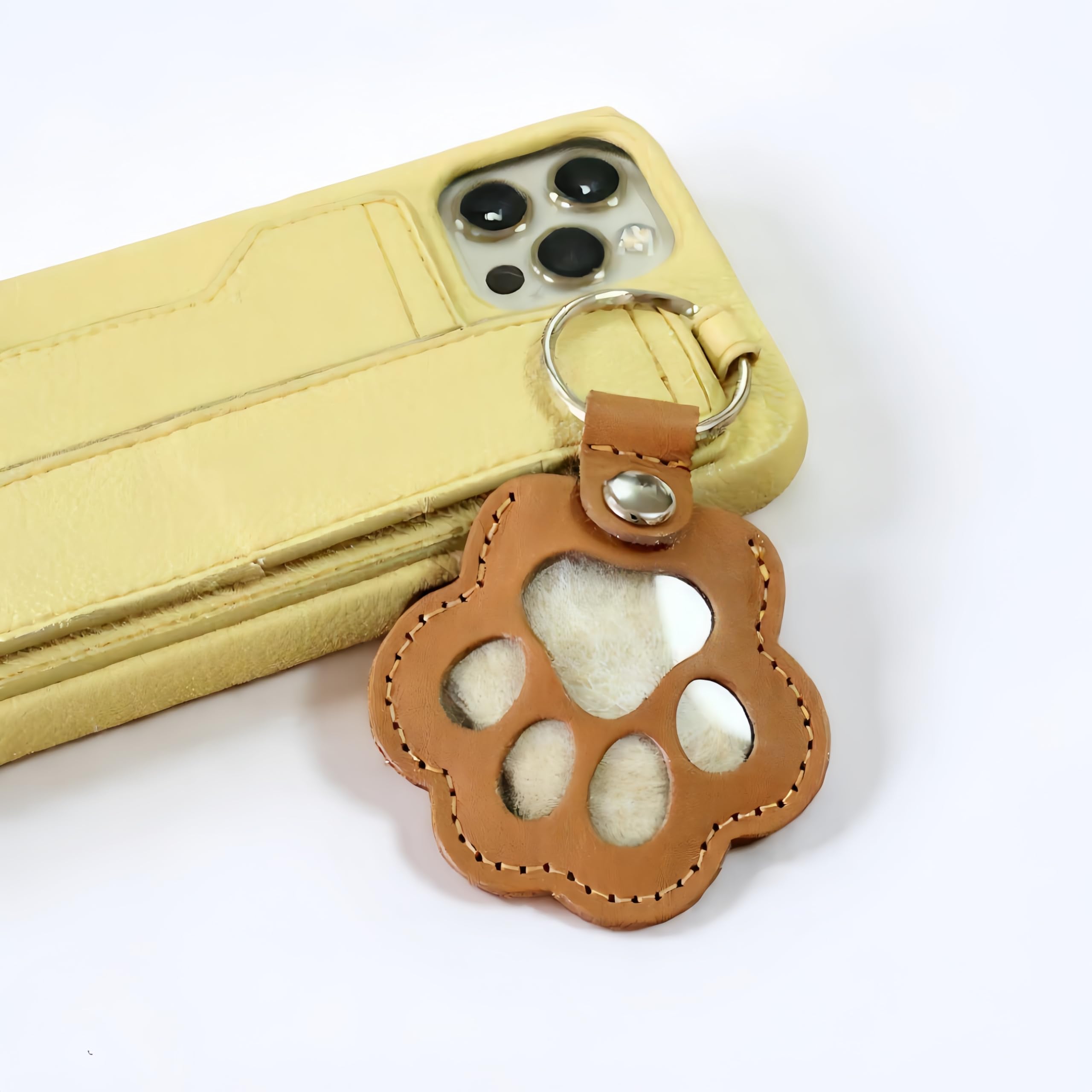 cat-dog pet hair keychain durable closure closeup, lasting keepsake