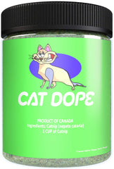 Cat Dope Catnip bag closeup shows premium blend for exciting play
