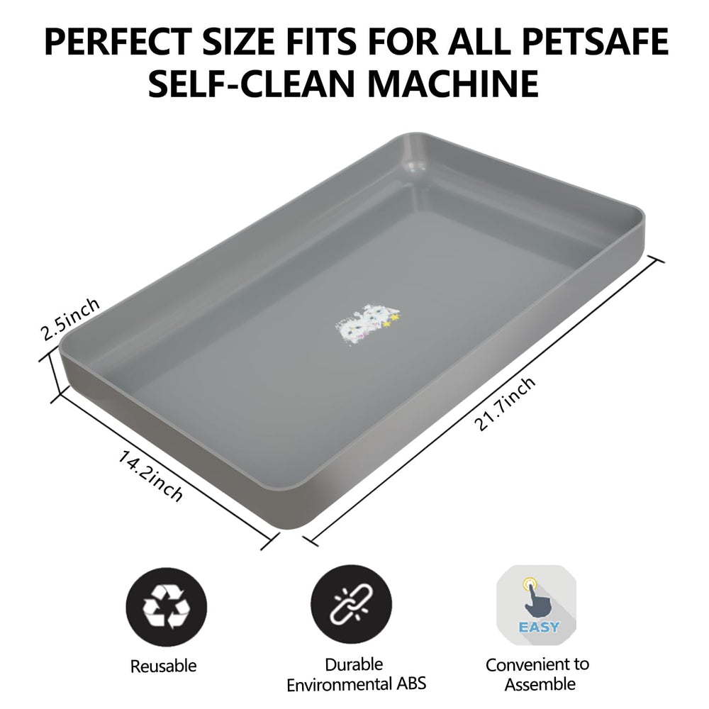 Cat Litter Box Tray washable surface supports quick, hygienic cleaning after use.