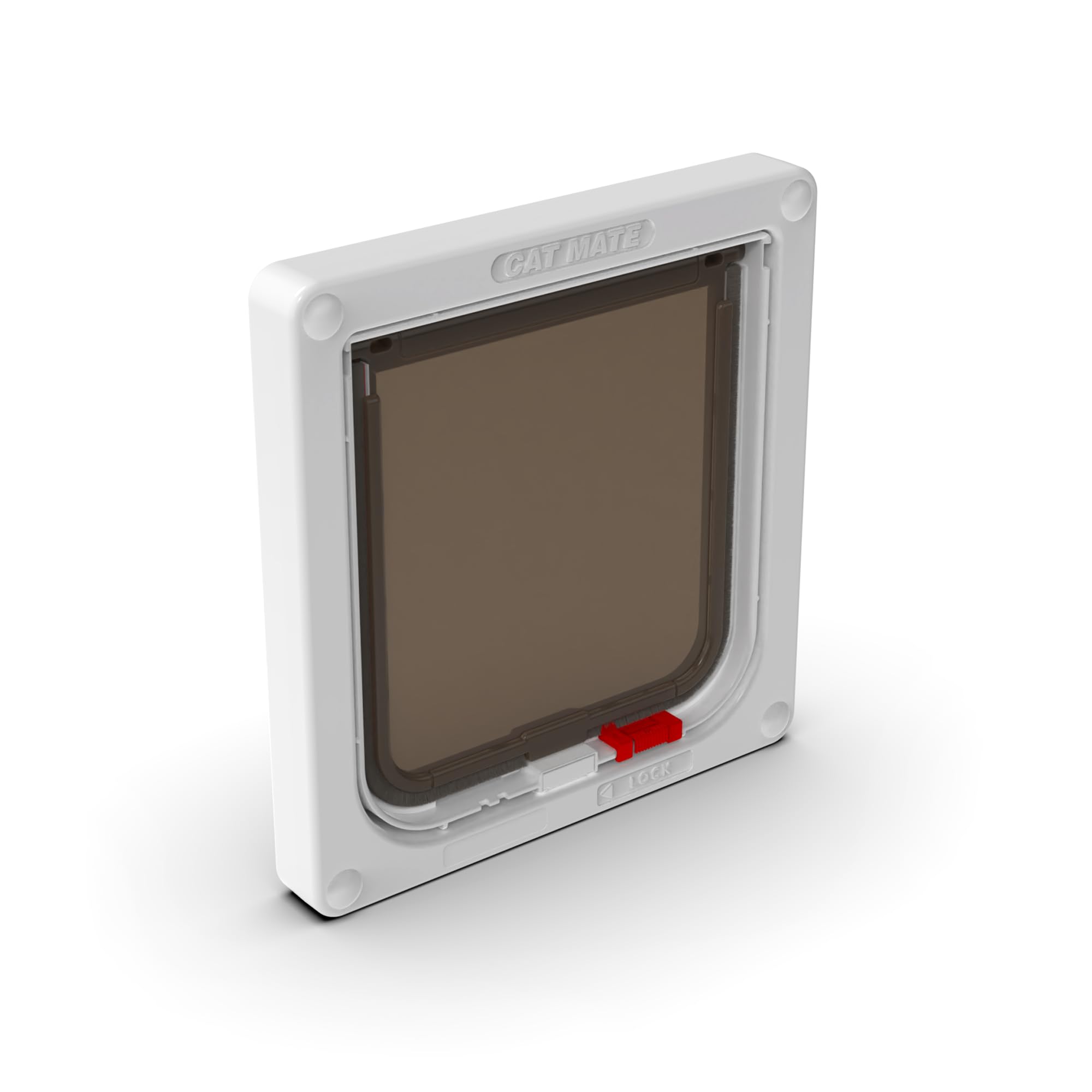 Cat Mate flap delivers quiet operation and tamper-proof security.